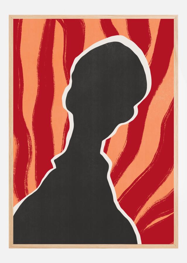 Bildverkstad Anonymous Portrait In Heat Poster