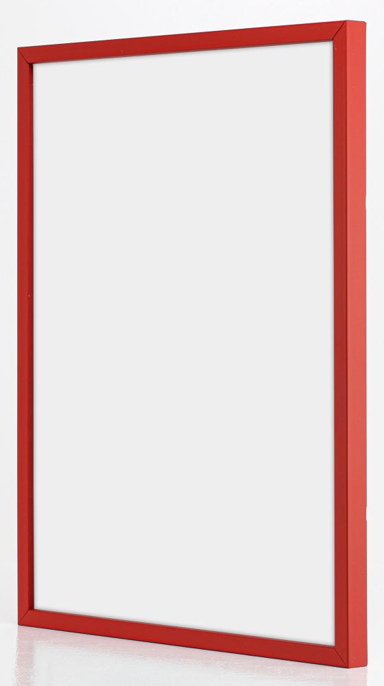 Ram med passepartou Kader E-Line Rood 50x70 cm - Passe-partout Wit 40x60 cm