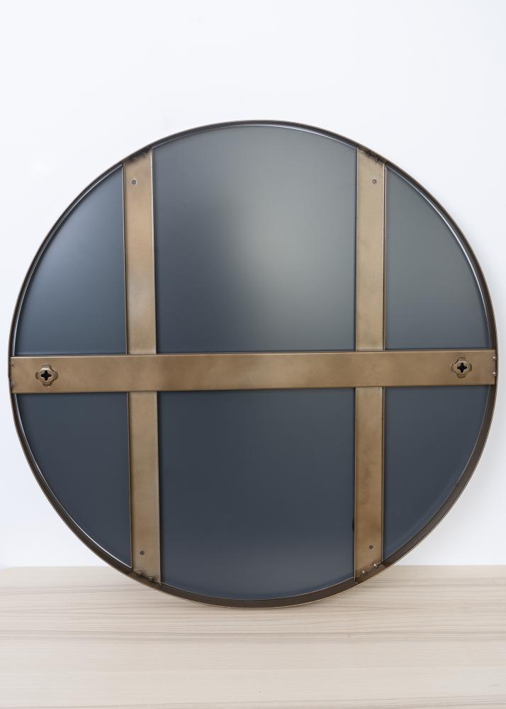 Artlink Spiegel Antiek messing 70 cm ø