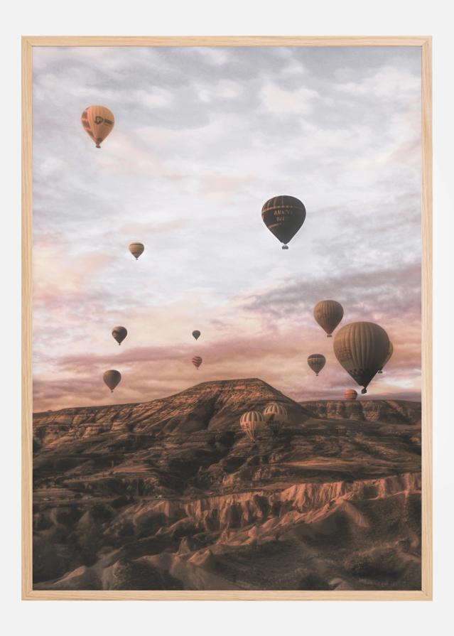 Bildverkstad Cappodocia Hot Air Balloon Poster