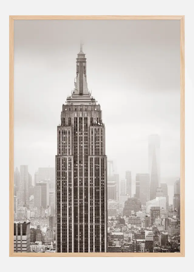 Bildverkstad Empire State Building Poster