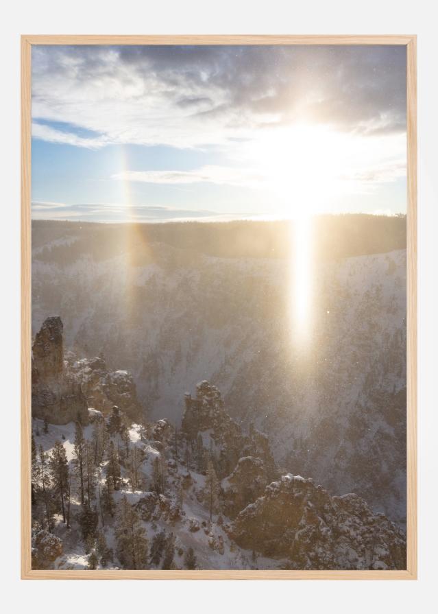 Bildverkstad Snowy Hills Poster