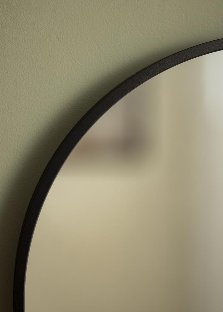 KAILA KAILA Round Mirror - Edge Black 40 cm Ø