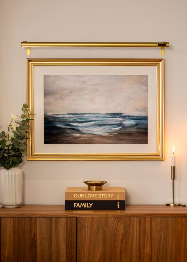 KAILA KAILA Brilliance Batterijgevoede Schilderijlamp 80 cm - Goud