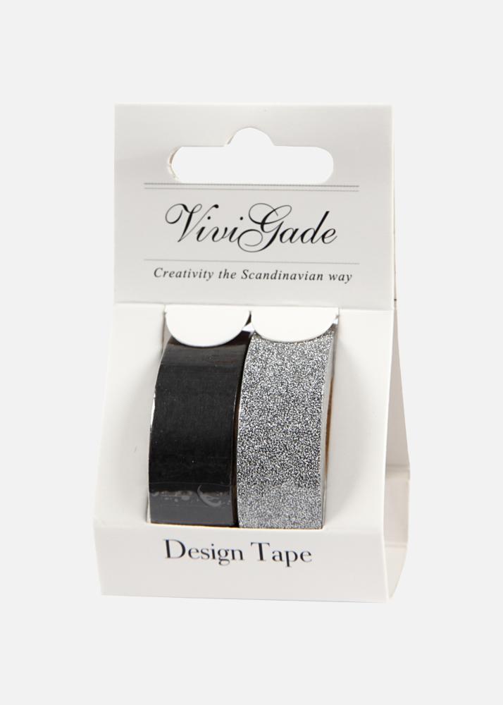 Creativ Company Washi Tape Zwart - 15 mm