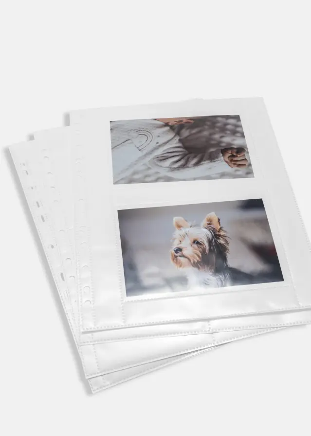 Difox Herma foto insteekhoezen 10x15 cm liggend - 10-pack witte