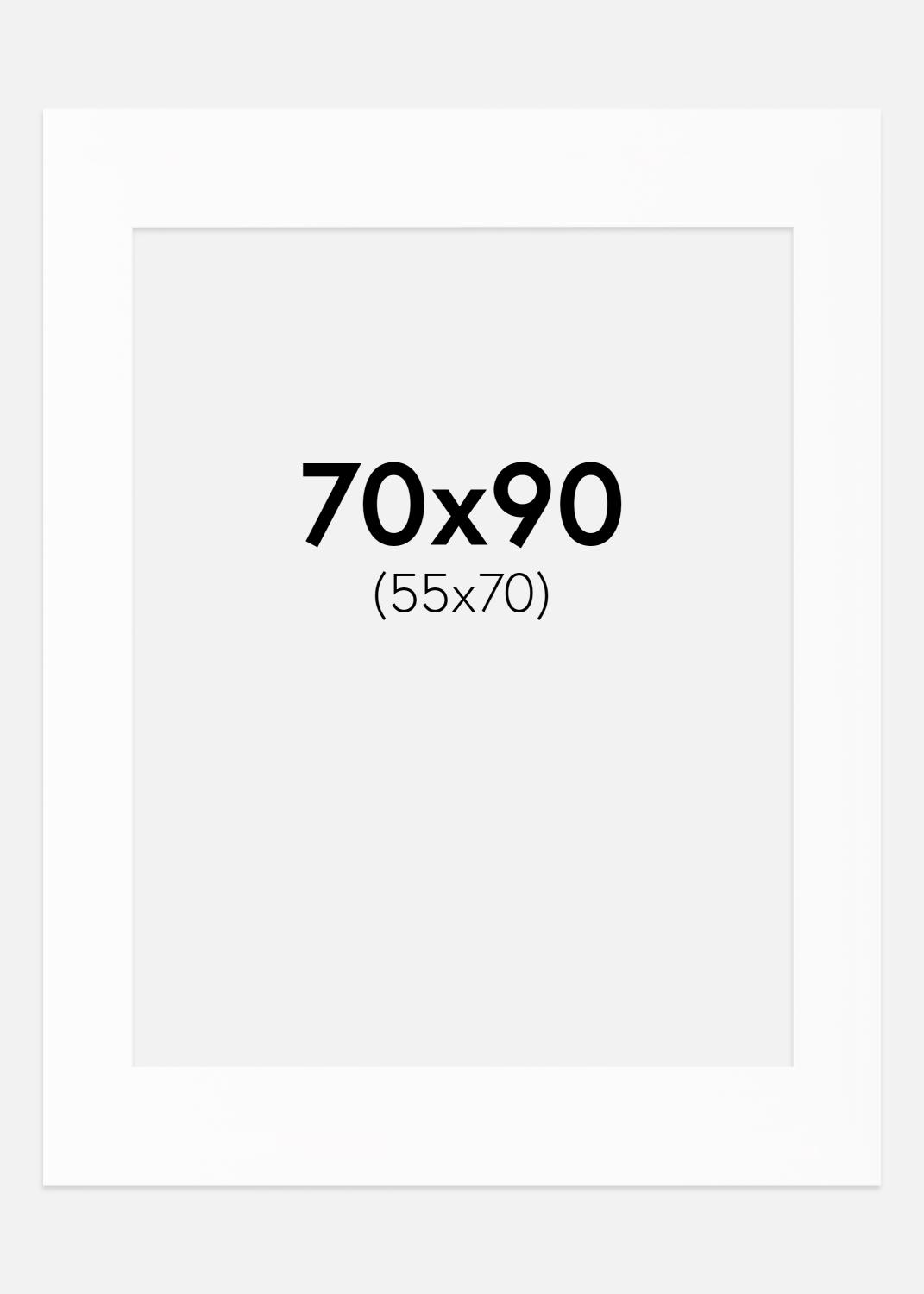 Product Image for Passe-partout Wit Standaard (Witte kern) 70x90 cm (55x70)