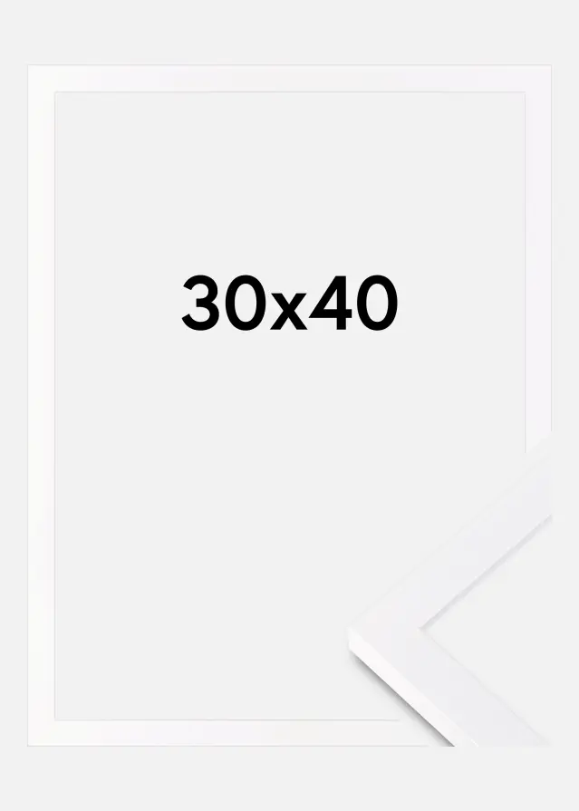 BGA Kader Selection Acrylglas Wit 30x40 cm
