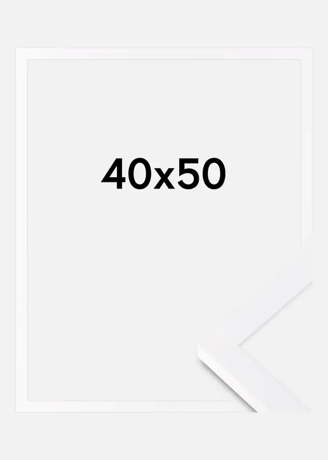 BGA Kader Selection Acrylglas Wit 40x50 cm