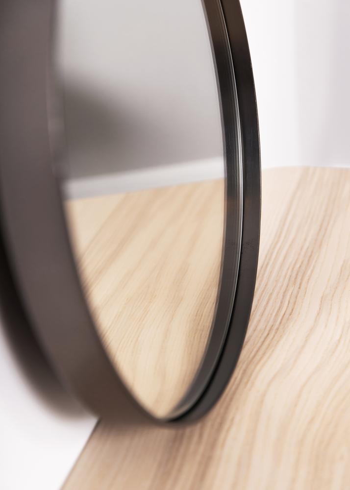 House Doctor Spiegel House Doctor Reflectie Zwart 30 cm Ø