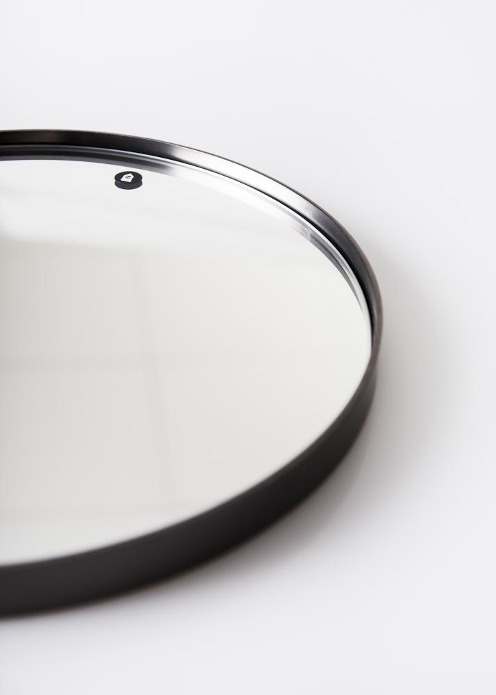 House Doctor Spiegel House Doctor Reflectie Zwart 30 cm Ø