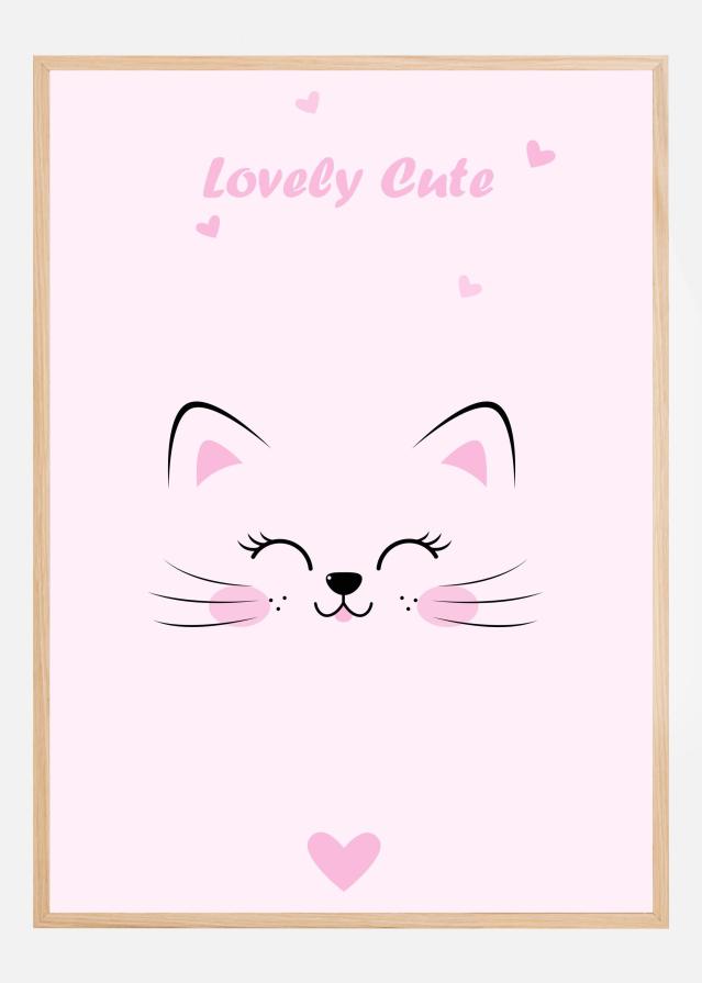 Bildverkstad Pink Cat Poster