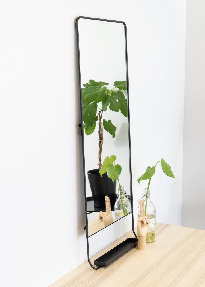 House Doctor Spiegel House Doctor Chic Zwart 45x110 cm