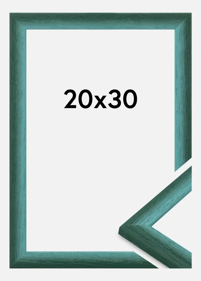 Jämtlands Ramfabrik Kader Cornwall Acrylglas Donkergroen 20x30 cm