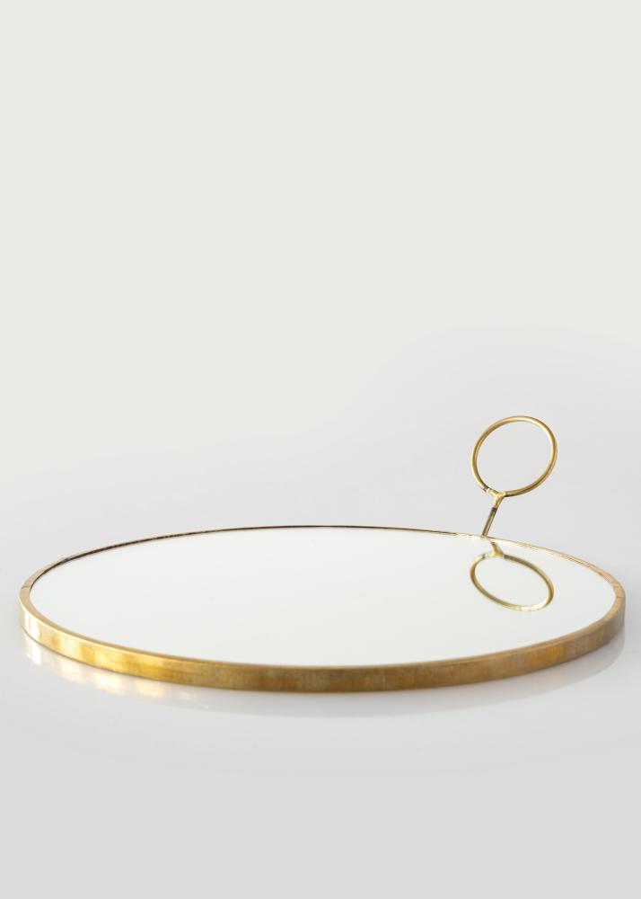 House Doctor Spiegel House Doctor Loop Messing 22 cm Ø