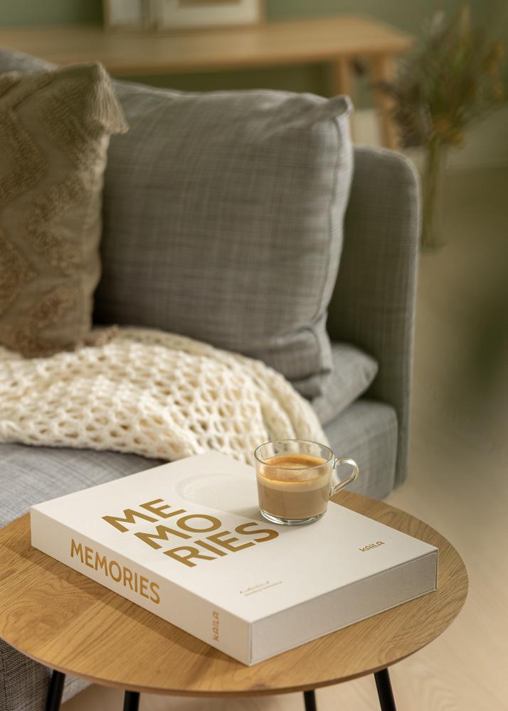 KAILA KAILA MEMORIES Warm Grey XL - Coffee Table Photo Album - 60 Foto's van 10x15 cm