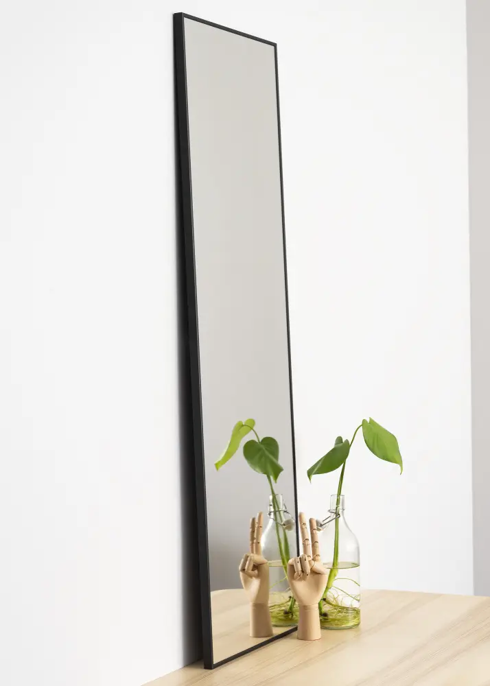 Estancia Spiegel Narrow Zwart 41x121 cm