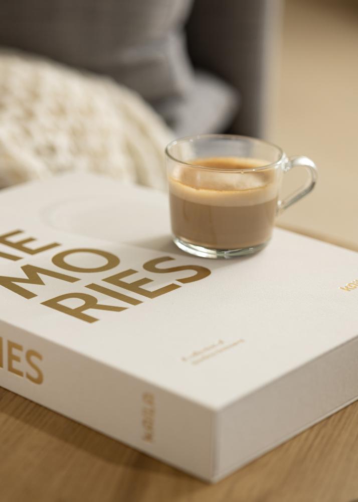 KAILA KAILA MEMORIES Warm Grey XL - Coffee Table Photo Album - 60 Foto's van 10x15 cm