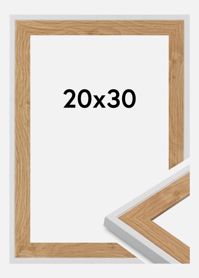 Jämtlands Ramfabrik Kader Clearline Acrylglas Wit 20x30 cm