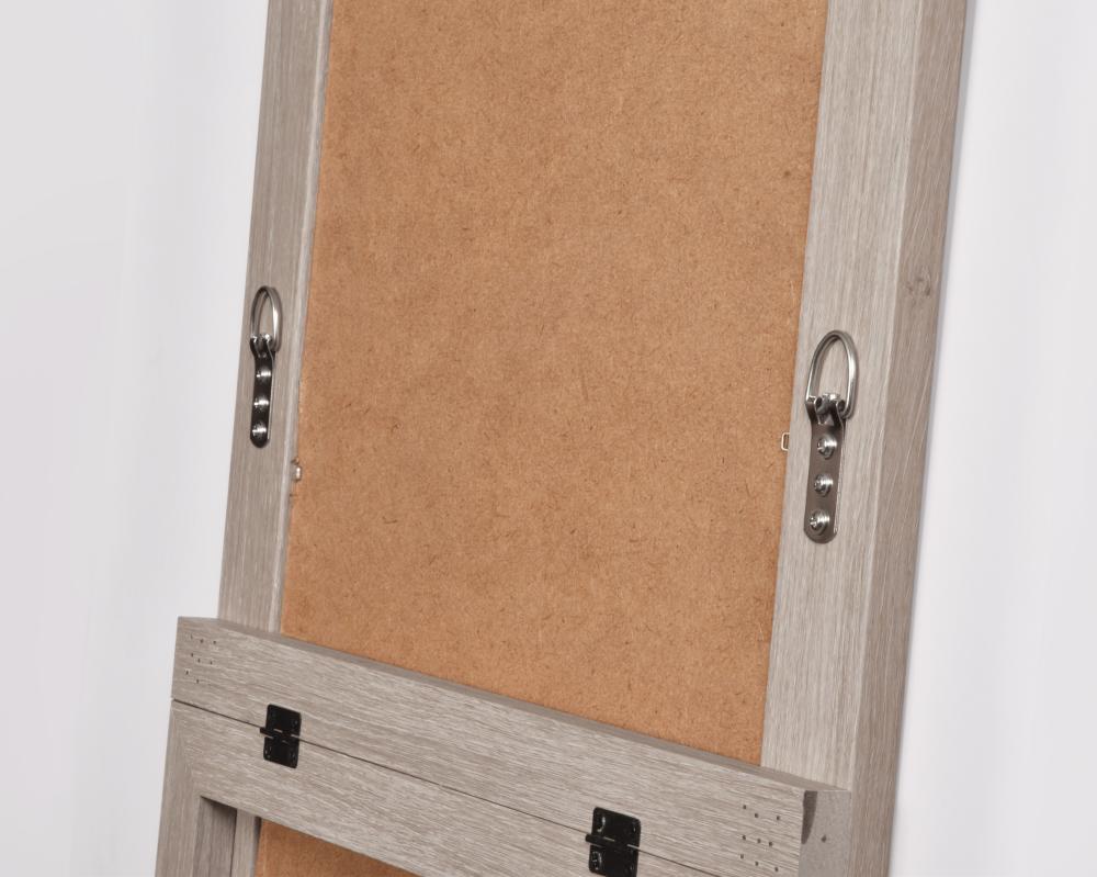 Innova Editions Loxley Wrap Staande spiegel Grey 38x148 cm