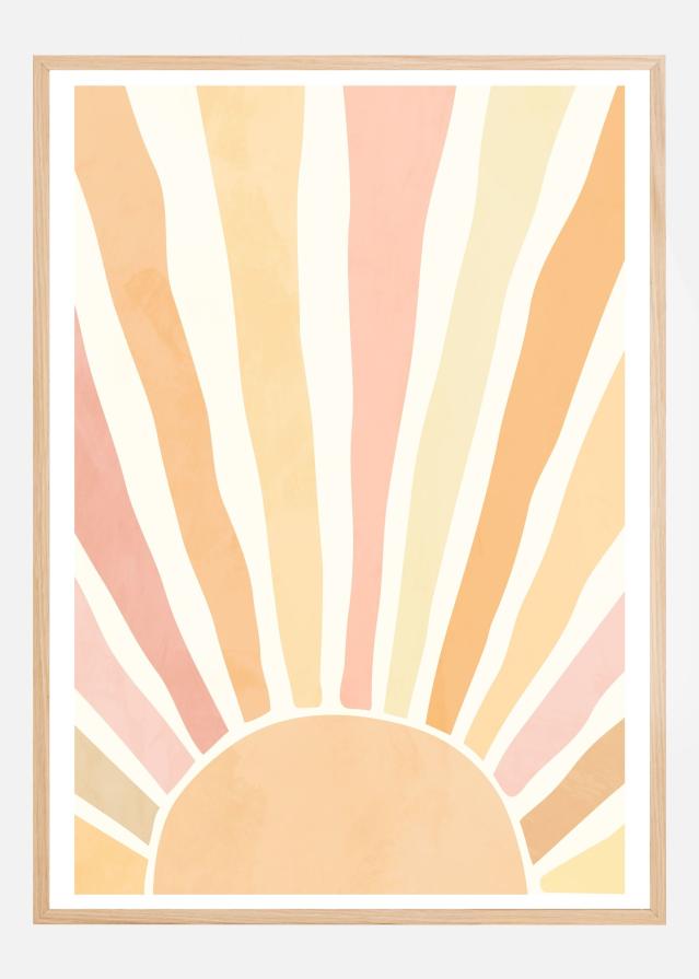 Bildverkstad Boho sunrise Poster