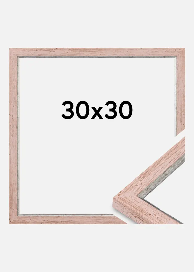 Jämtlands Ramfabrik Kader Whitby Acrylglas Rood 30x30 cm