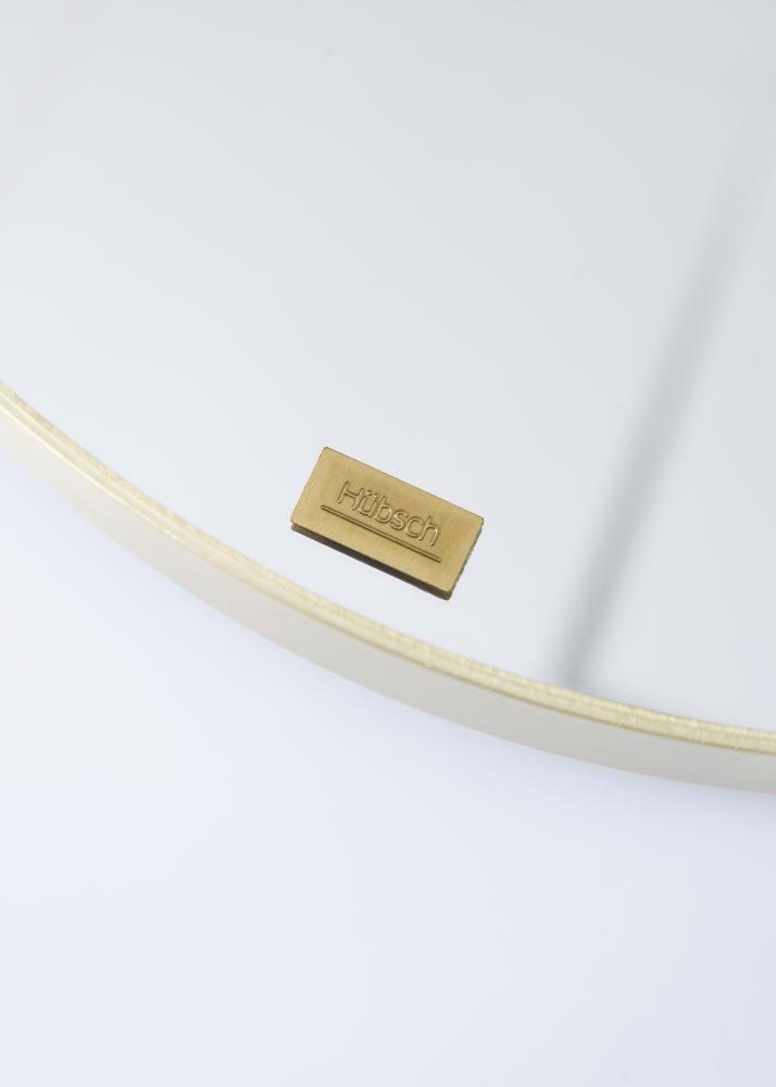 Hübsch Spiegel Mässing 40 cm Ø