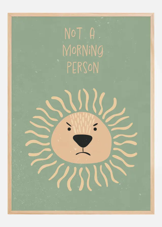 Bildverkstad Lion nursery Poster