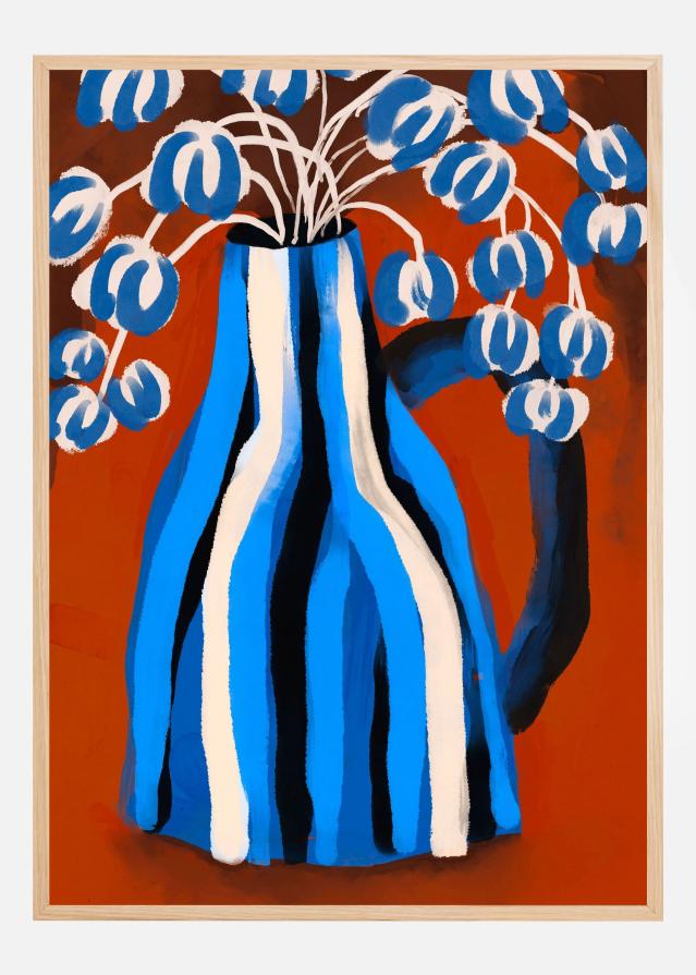 Bildverkstad Striped Vase Poster