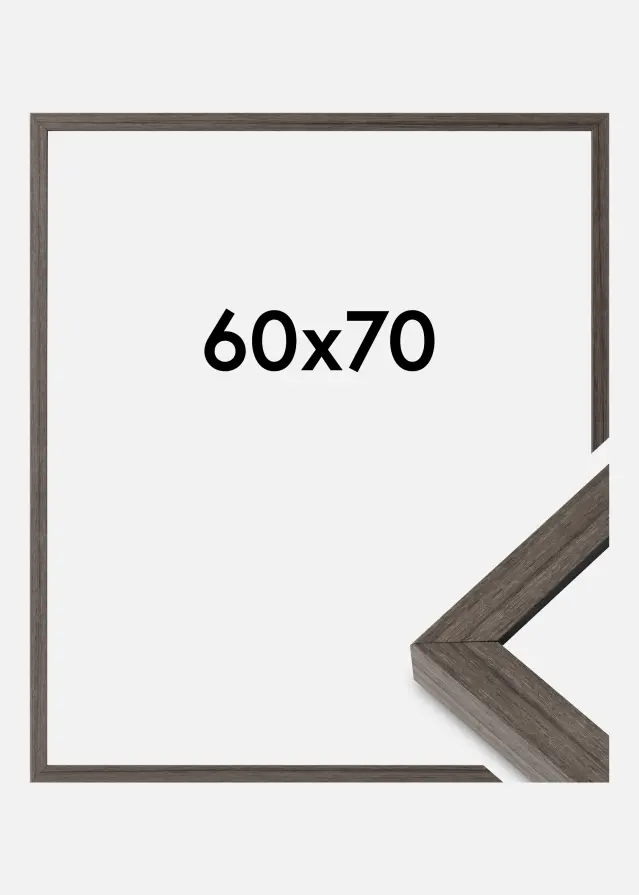 Mavanti Kader Hermes Acrylglas Grey Oak 60x70 cm