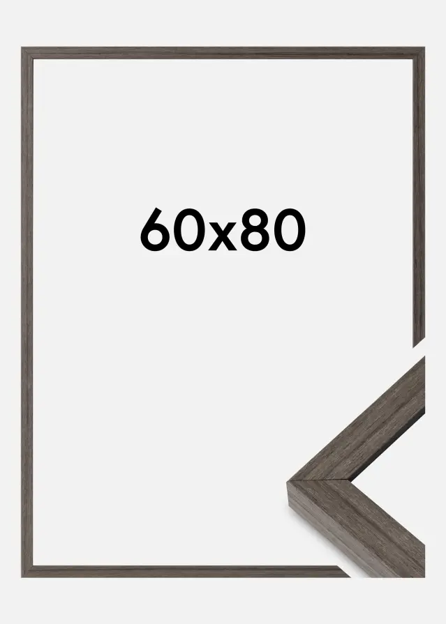 Mavanti Kader Hermes Acrylglas Grey Oak 60x80 cm
