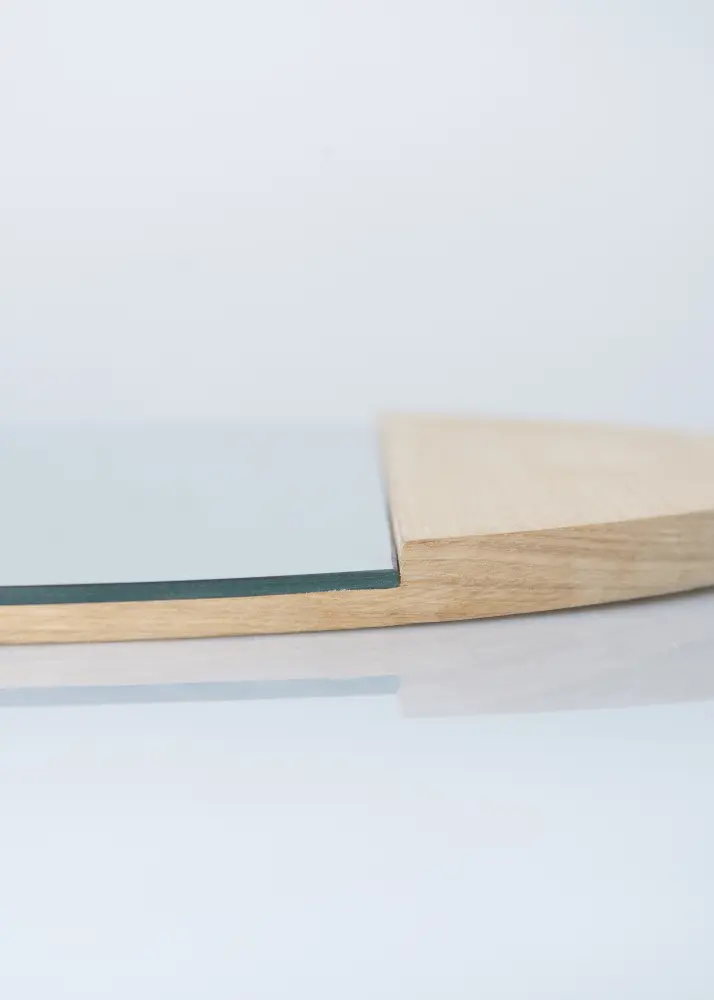 Hübsch Spiegel Circle Eikenhout 50 cm Ø