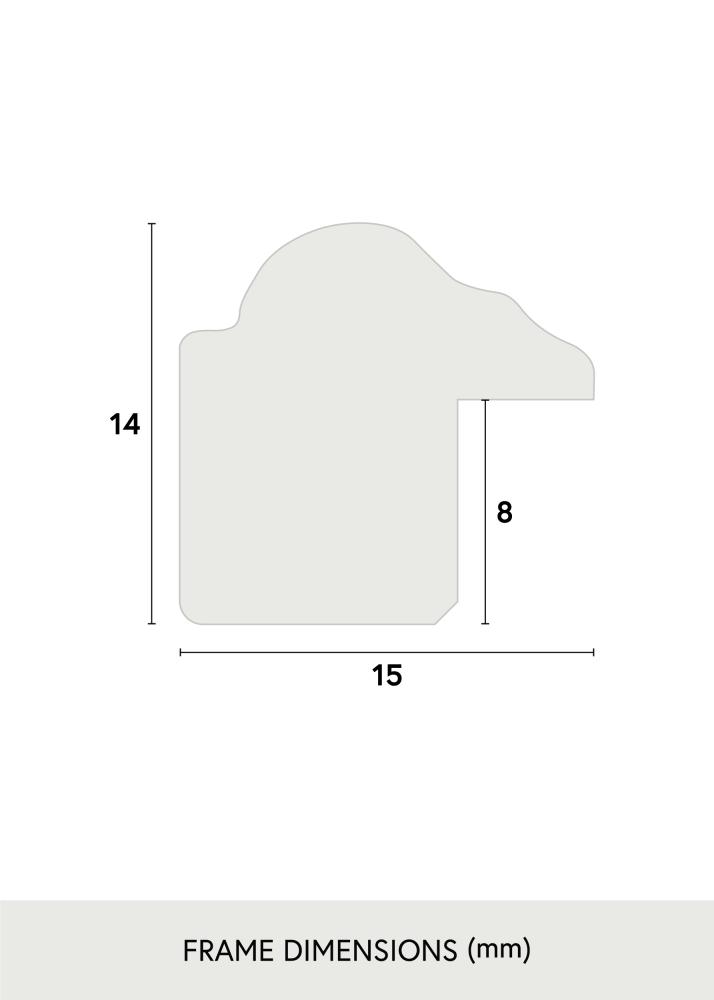 Galleri 1 Kader Horndal Acrylglas Walnoot 40x40 cm