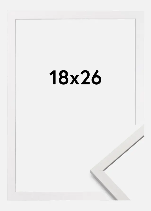 Galleri 1 Kader Edsbyn Acrylglas Wit 18x26 cm