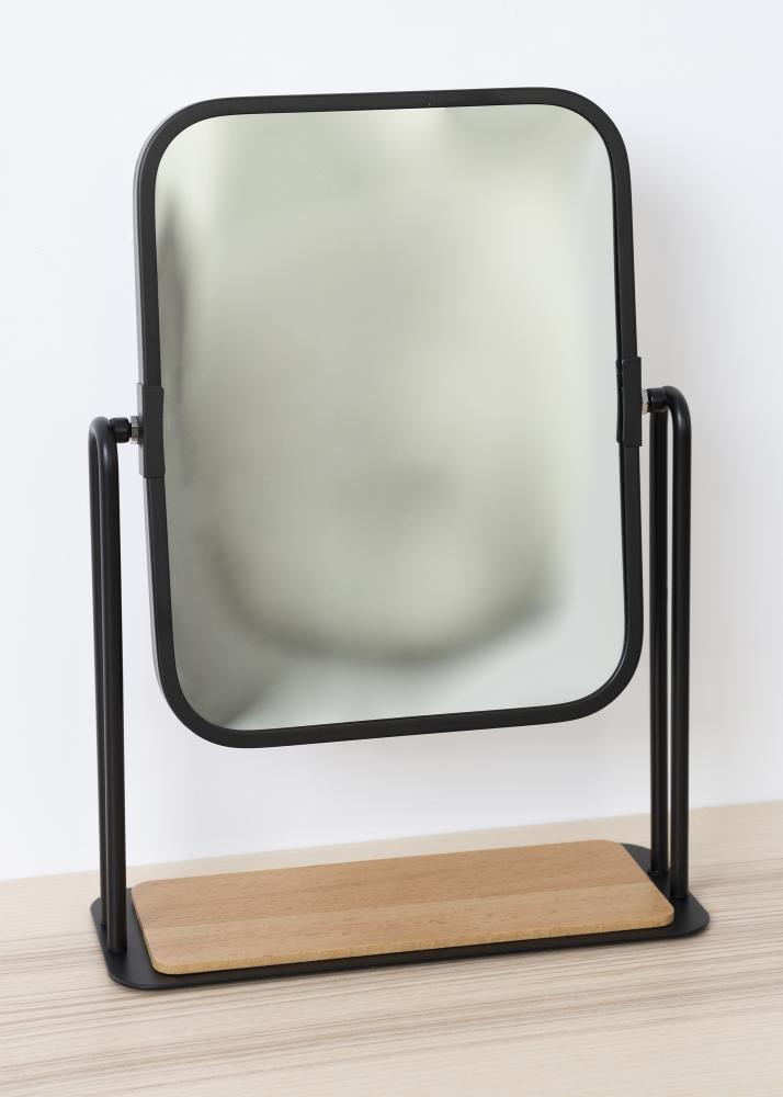 Hübsch Tafelspiegel Foot Zwart