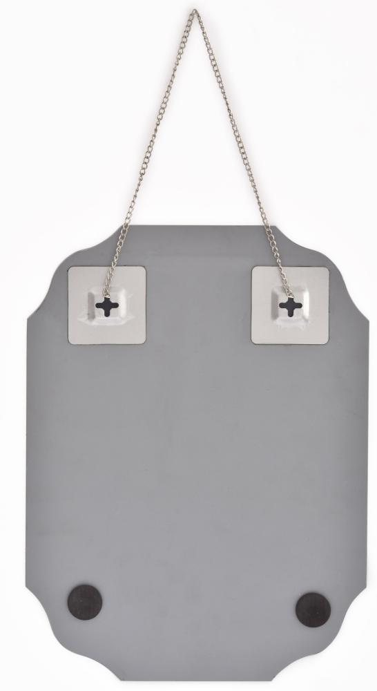 Innova Editions Spiegel Rectangular Vintage Bevelled Edge with Chain Hanger 30x40 cm