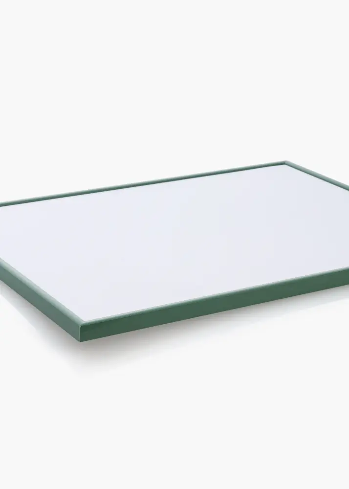 Ram med passepartou Kader New Lifestyle Moss Green 30x40 cm - Passe-partout Wit 18x27 cm