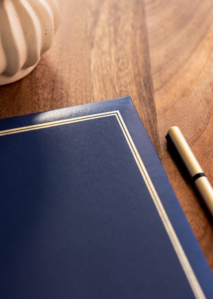 BGA Classico Album Blauw - 30x33 cm (100 Witte zijden / 50 bladen)