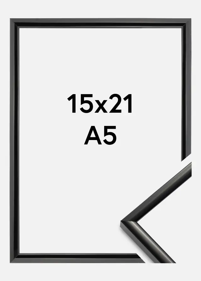 BGA Kader New Lifestyle Zwart 15x21 cm (A5)