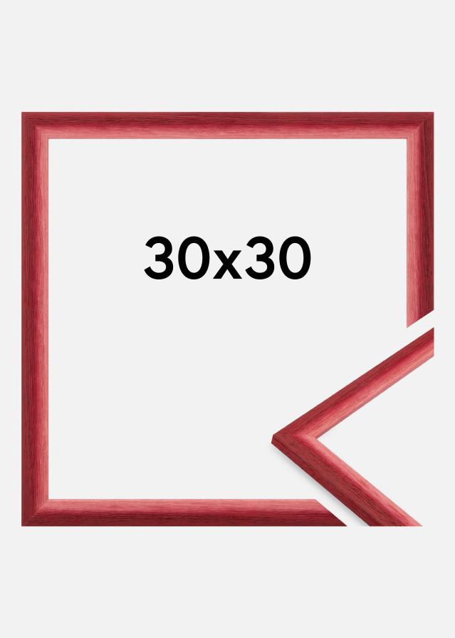 Jämtlands Ramfabrik Kader Cornwall Acrylglas Donkerrood 30x30 cm