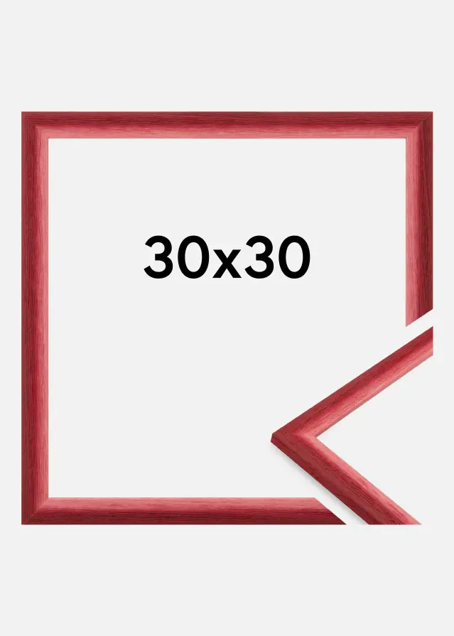 Jämtlands Ramfabrik Kader Cornwall Acrylglas Donkerrood 30x30 cm