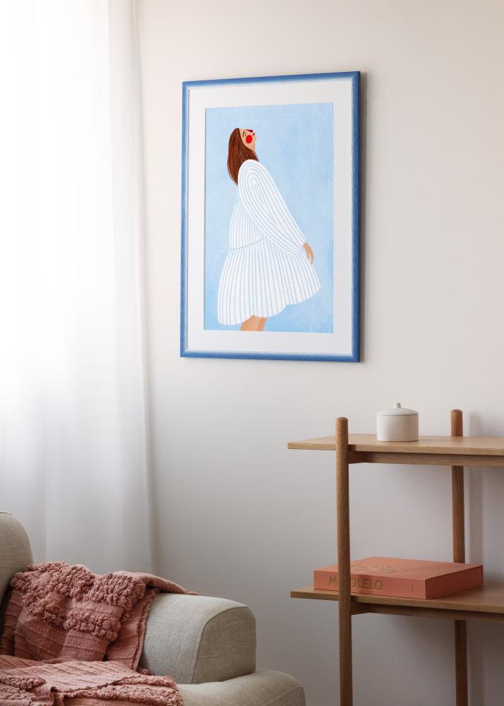 Jämtlands Ramfabrik Kader Cornwall Acrylglas Blauw 42x59,4 cm (A2)