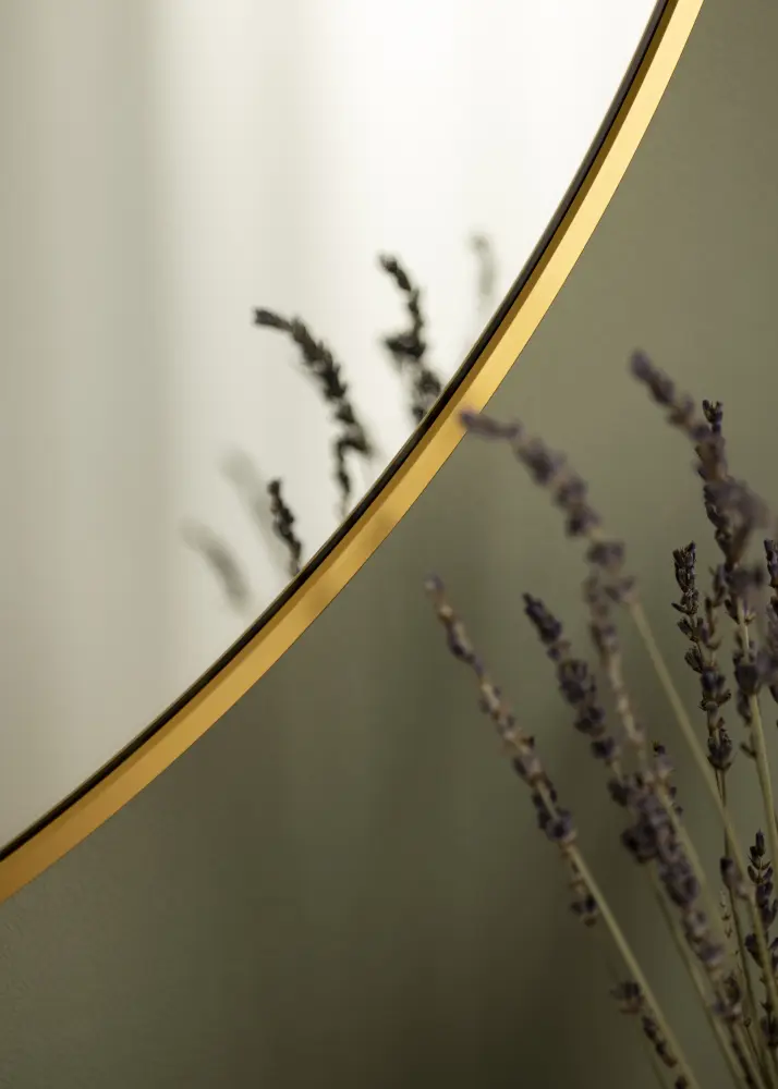 KAILA KAILA Round Mirror - Edge Gold 90 cm Ø