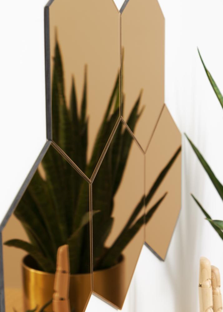 KAILA KAILA Spiegel Hexagon Rose Gold 18x21 cm - 5-pack