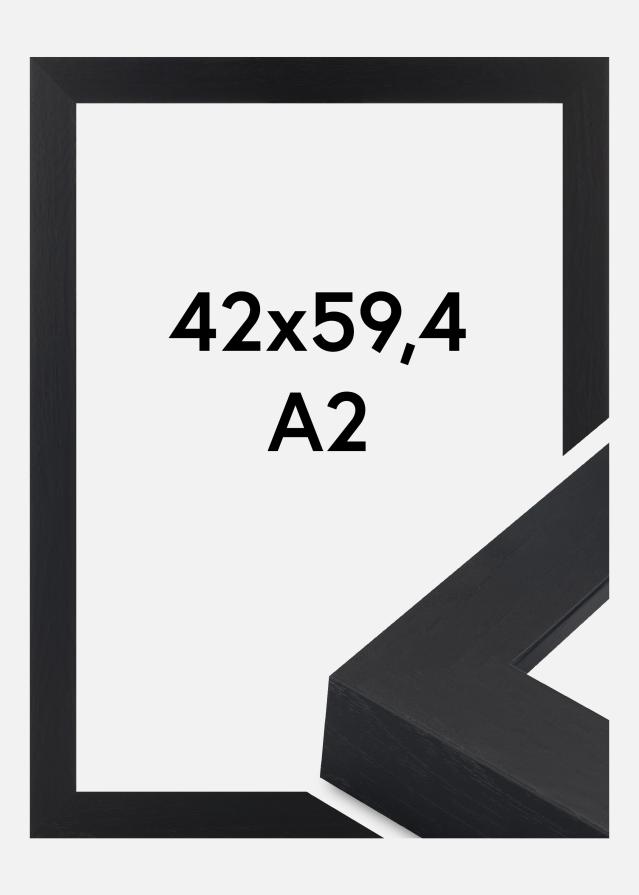 Jämtlands Ramfabrik Kader Wells Acrylglas Zwart 42x59.4 cm (A2)