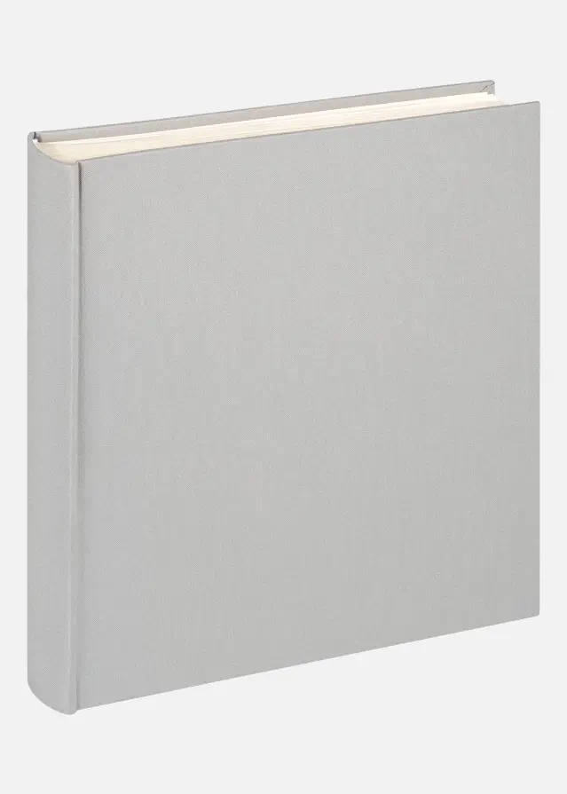 Walther Cloth Album Grijs - 28x29 cm (100 Witte zijden / 50 bladen)