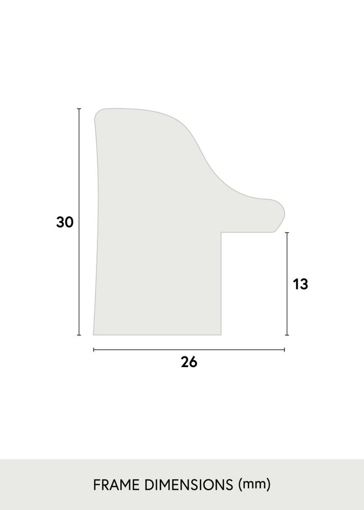 Ramverkstad Spiegel Arjeplog Brons - Eigen afmetingen