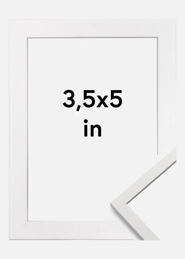Galleri 1 Kader Edsbyn Acrylglas Wit 3,5x5 inches (8,89x12,7 cm)