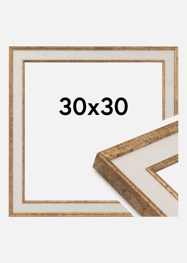 Jämtlands Ramfabrik Kader Dolly Acrylglas Goud 30x30 cm