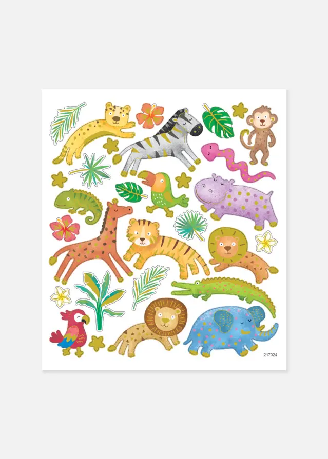Creativ Company Stickers Wilde Dieren